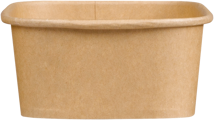 Take away box i brun kartong, 750 ml, 300 stk