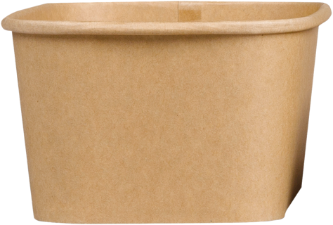 Take away box i brun kartong, 1000 ml, 300 stk