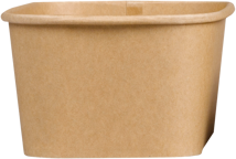 Take away box i brun kartong, 1000 ml, 300 stk