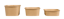 Take away box i brun kartong, 500 ml, 300 stk